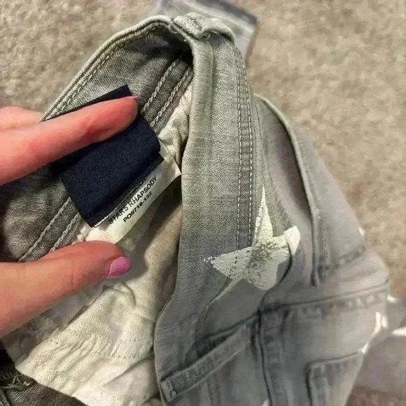 Fidelity Denim Sola Stars Rhapsody Mid Rise Ankle Jeans 27 - Picture 4 of 6